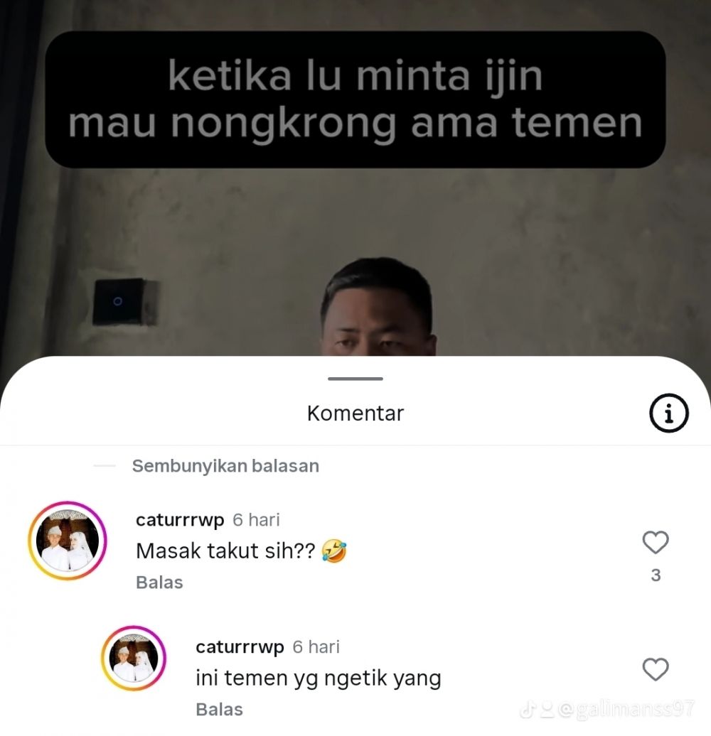 8 Komentar lucu warga TikTok ini bukti mereka tipe suami-suami takut istri, ada aja jokesnya