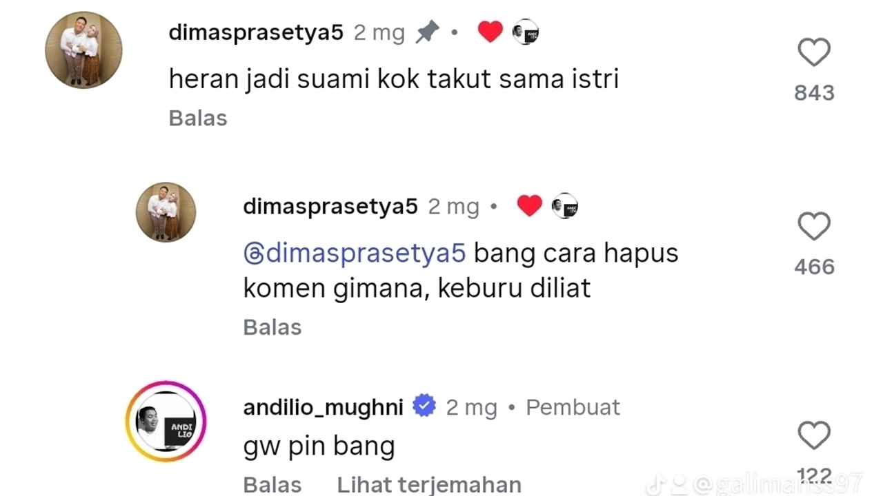 8 Komentar lucu warga TikTok ini bukti mereka tipe suami-suami takut istri, ada aja jokesnya