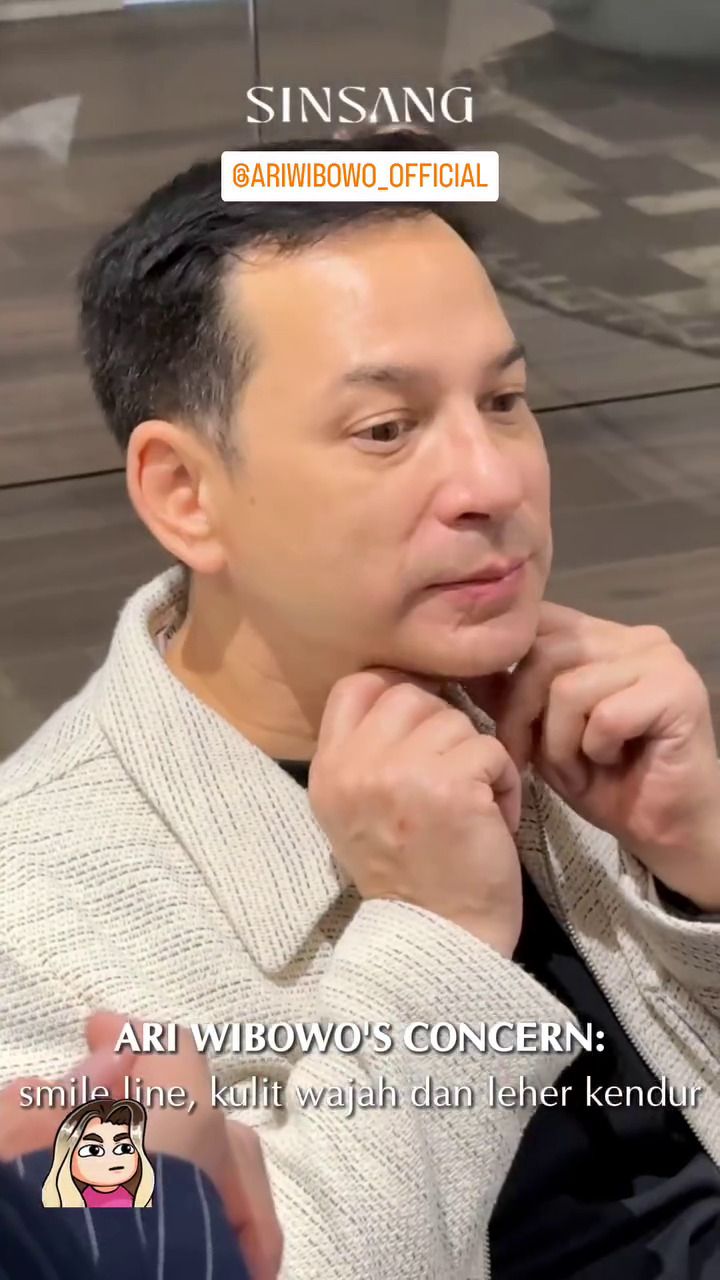 Emoh wajahnya keriput di usia lebih setengah abad, ini 9 potret Ari Wibowo oplas antiaging di Korea