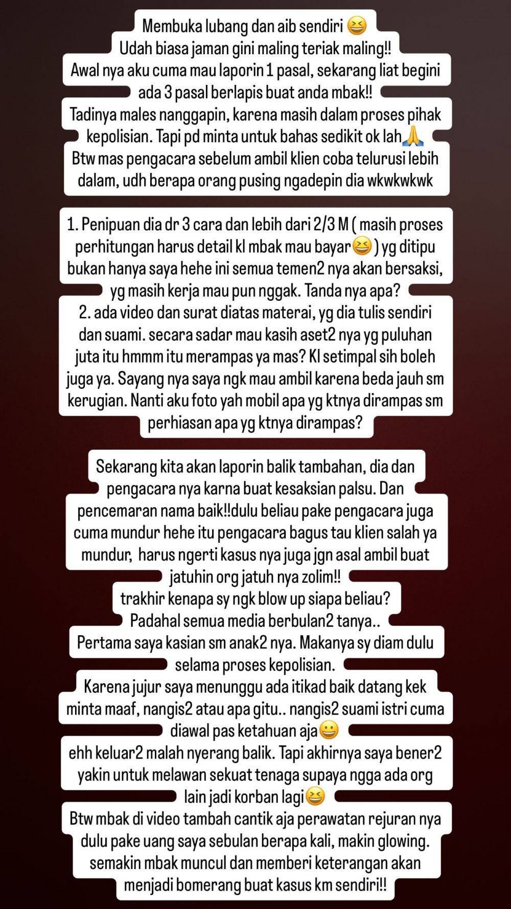 Dilaporkan eks karyawan atas kasus perampasan aset, begini pembelaan Ashanty, sebut ditipu capai Rp3 M