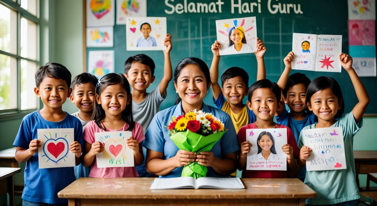 100 Kata-kata ucapan Hari Guru Sedunia 2025, menyentuh hati dan penuh makna