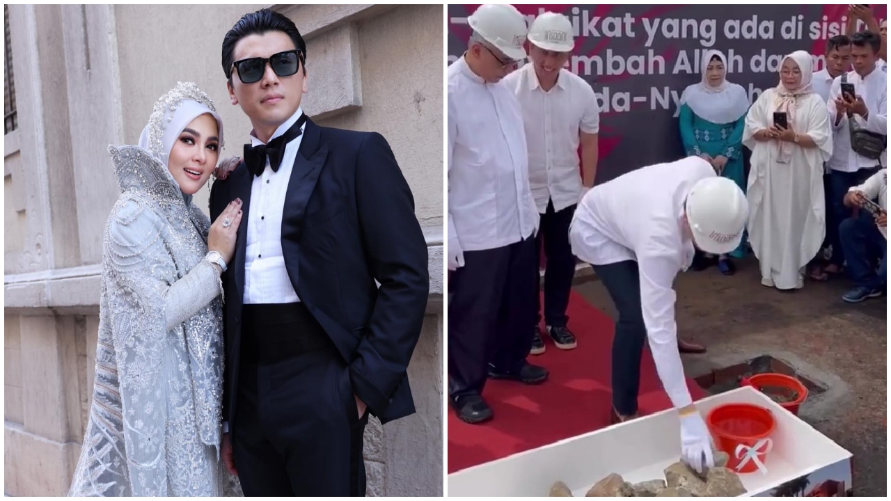 Reino Barack bangun masjid di perumahan, muat 1000 jamaah, 7 potretnya di peletakan batu pertama