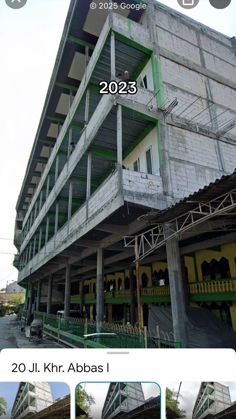 Viral 9 potret perubahan Ponpes Al Khoziny dari tahun 2015-2024, tiang penyangga bikin salfok