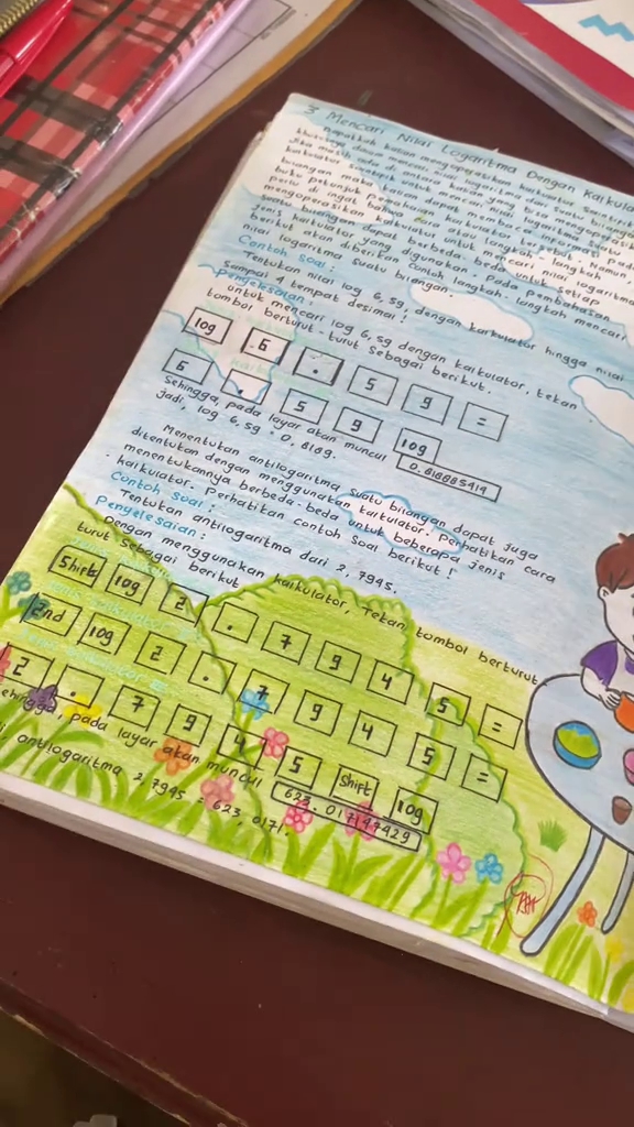 10 Potret catatan sekolah siswa ini bikin belajar ngerjain tugas anti boring, estetik dan rapi pol