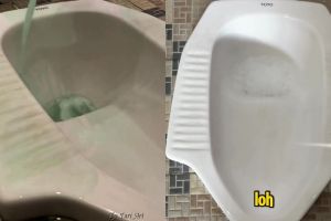 Jangan asal pakai pembersih kloset kalau tak ingin muncul bercak hitam, ganti dengan 2 bahan dapur ini