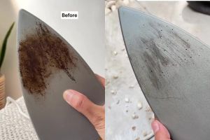Setrika gosong jangan langsung dikerik pisau! Segera bersihkan dengan 1 bahan dapur ini biar aman