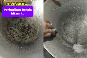 Bukan direndam cuka dan baking soda, cara ampuh ini bikin wajan gosong berkerak bisa kinclong lagi