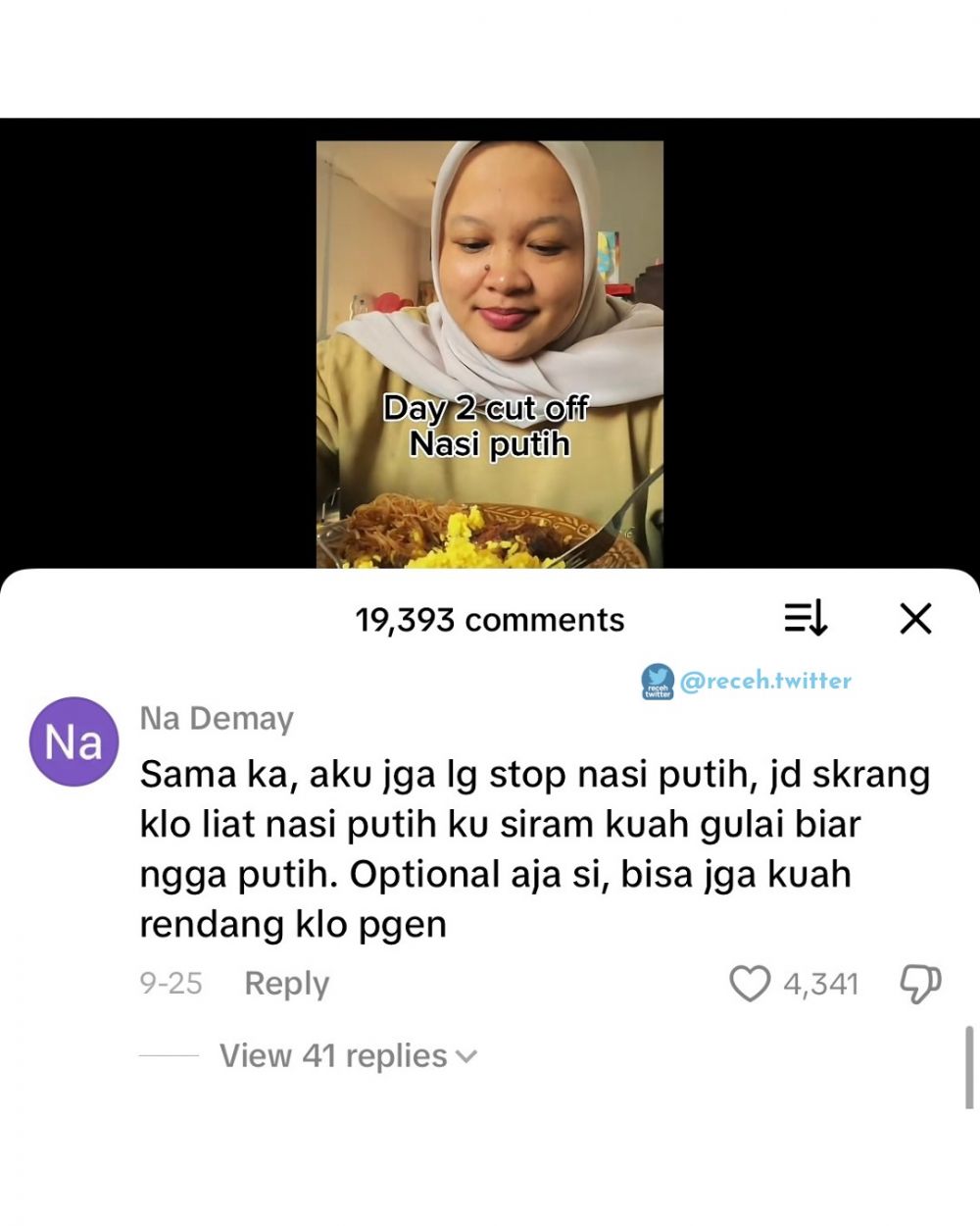 Jangan ambil serius, 17 komentar lucu warganet soal diet ini endingnya ngaco semua