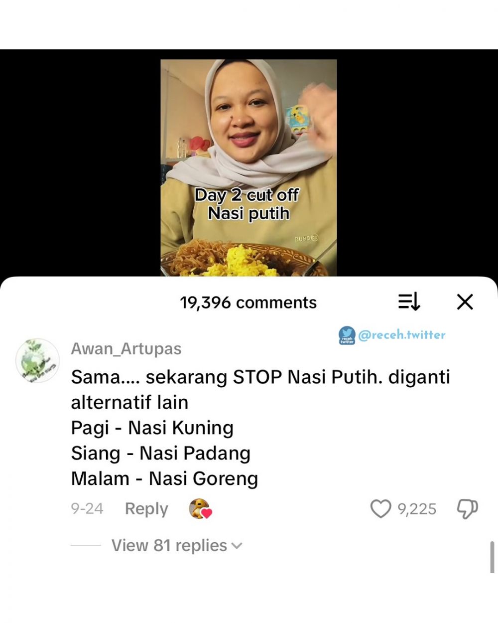Jangan ambil serius, 17 komentar lucu warganet soal diet ini endingnya ngaco semua