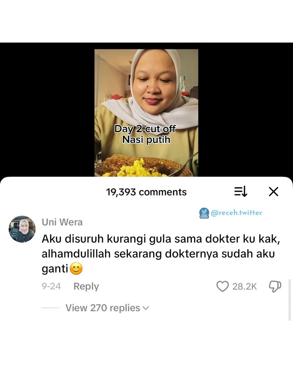 Jangan ambil serius, 17 komentar lucu warganet soal diet ini endingnya ngaco semua