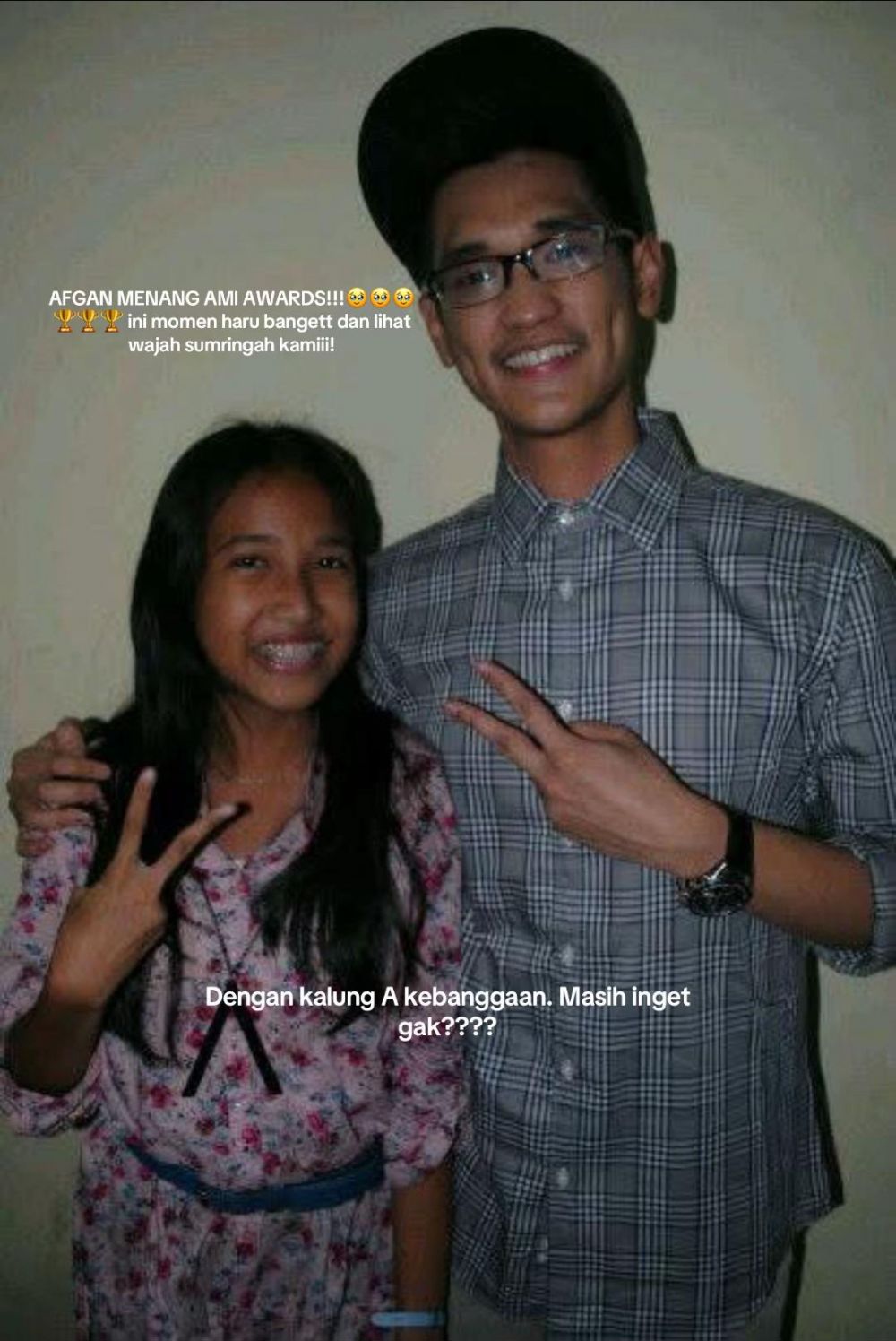 Wanita ini buktikan fans Afgan garis keras, dulu masih polos kini penampilan keduanya glow up