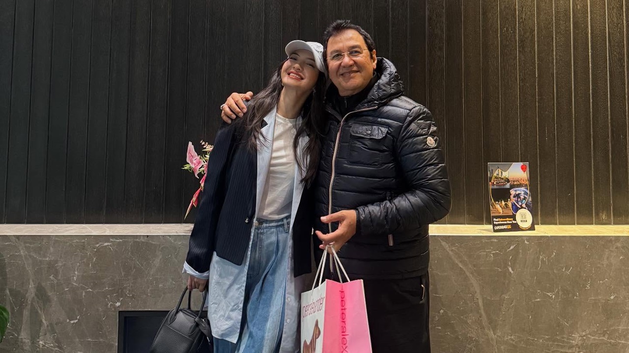 11 Potret kebersamaan Raline Shah dan ayahnya yang punya kerjaan mentereng, selalu kompak setiap momen