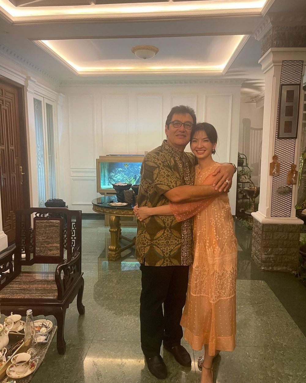 11 Potret kebersamaan Raline Shah dan ayahnya yang punya kerjaan mentereng, selalu kompak setiap momen