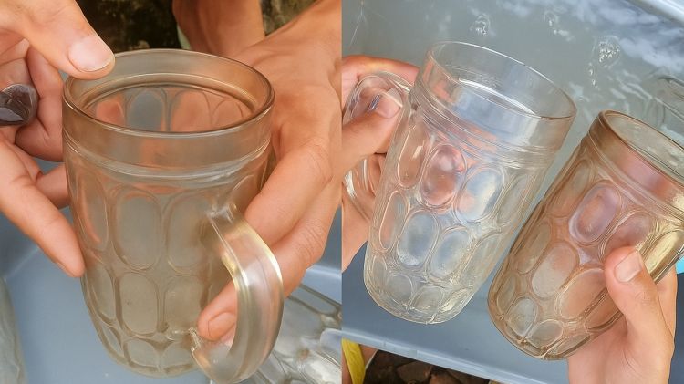 Kerak teh dan kopi sering bikin gelas kaca jadi buram? Rendam pakai 3 bahan dapur ini auto bening lagi