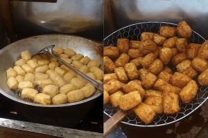 Trik jitu menggoreng tahu krispi ala pedagang kaki lima, hasilnya kopong dan renyah tahan lama