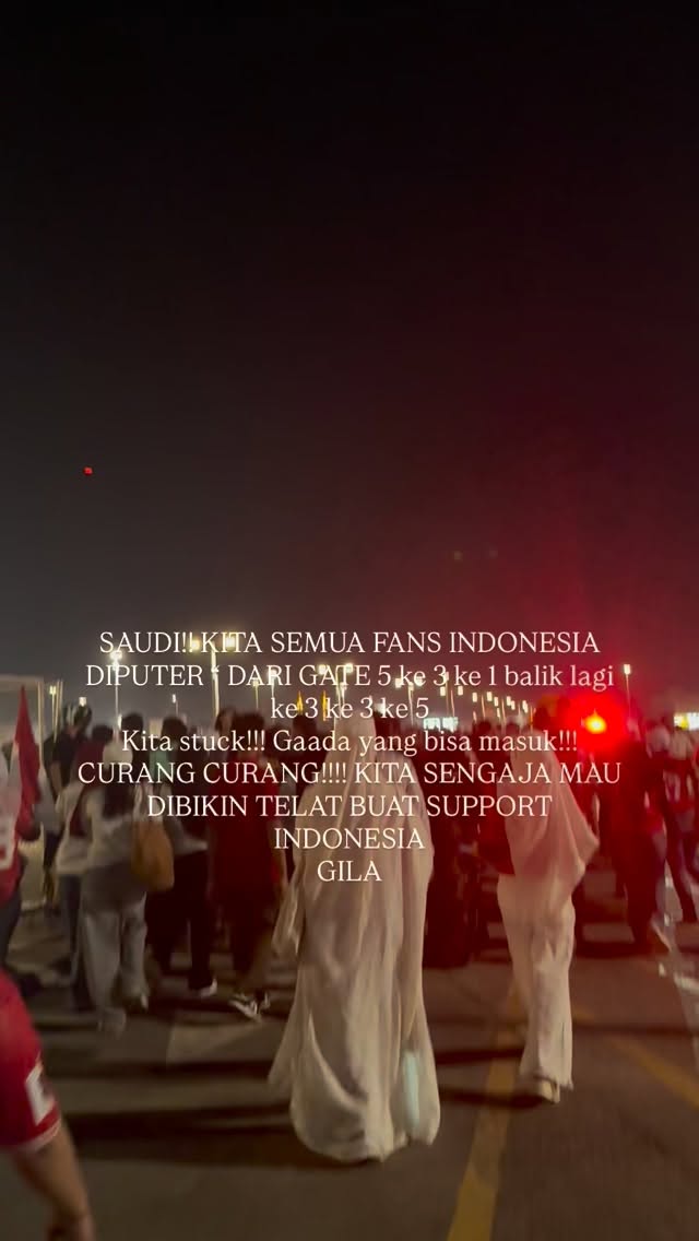 Emosi dicurangi panpel pertandingan Arab Saudi, 7 curhatan Jennifer Coppen dipersulit masuk stadion