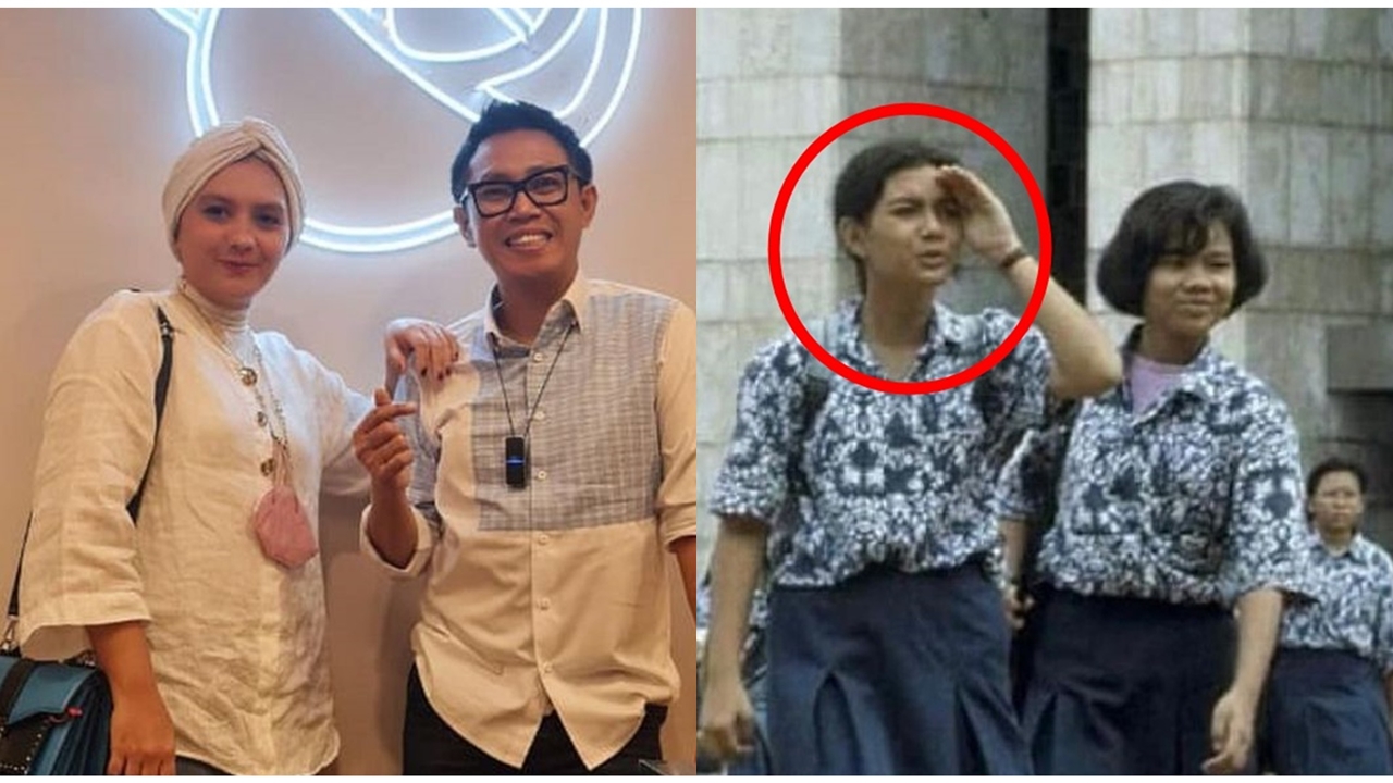 Jarang tersorot manglingi pol, intip potret lawas istri 8 presenter saat masih sekolah