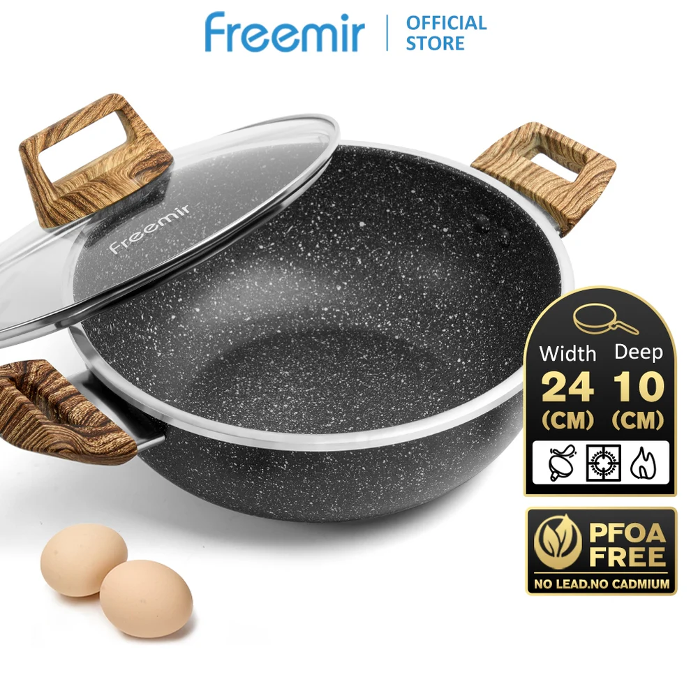 5 Rekomendasi merk wajan granit awet dan tahan lama di bawah Rp500.000, cocok untuk kebutuhan dapur