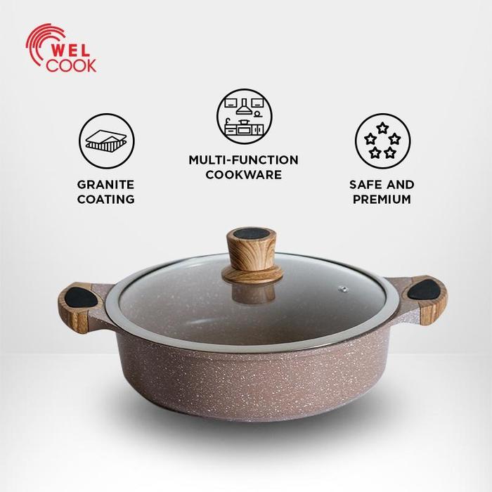 5 Rekomendasi merk wajan granit awet dan tahan lama di bawah Rp500.000, cocok untuk kebutuhan dapur