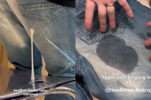 Jangan keburu disikat, ini cara ampuh bersihkan permen karet di pakaian cuma dengan 1 bahan dapur