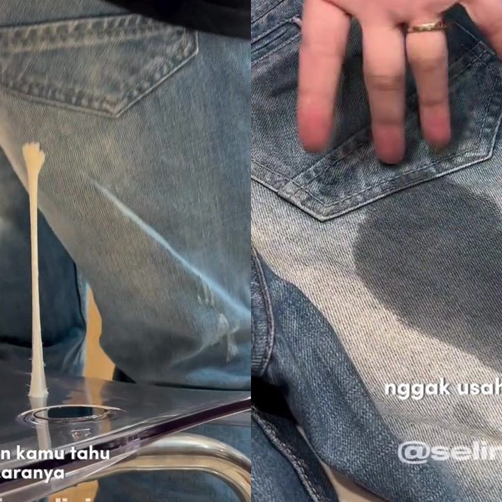 Jangan keburu disikat, ini cara ampuh bersihkan permen karet di pakaian cuma dengan 1 bahan dapur
