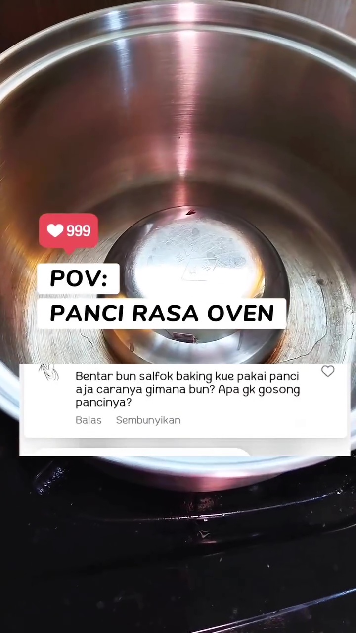 Wanita ini bagikan trik baru oven makanan cuma pakai panci, kuncinya di 1 alat ini biar nggak gosong