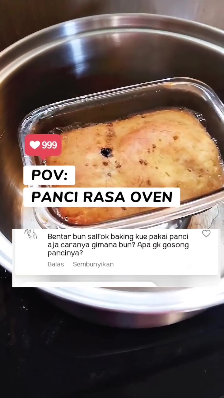 Wanita ini bagikan trik baru oven makanan cuma pakai panci, kuncinya di 1 alat ini biar nggak gosong
