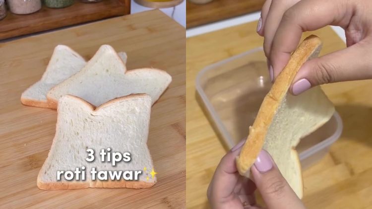 Punya roti tawar yang keras karena terpapar udara? Coba simpan dengan 1 buah ini biar lembut lagi