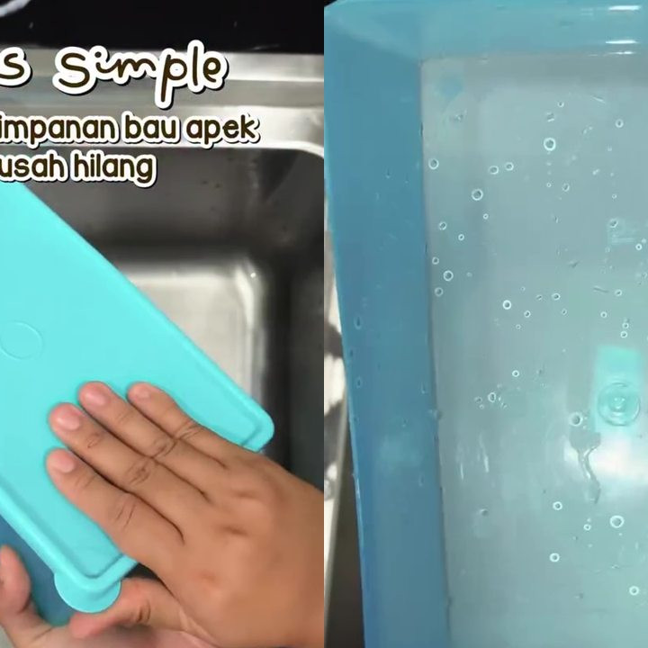 Jangan cuma ditaburkan, ini cara efektif pakai baking soda untuk basmi bau apek di wadah plastik 