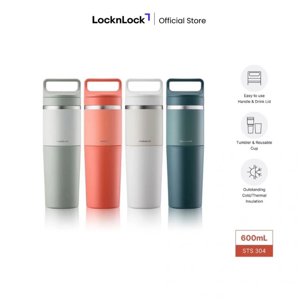 9 Tumbler LocknLock favorit, desain stylish dan tahan lama untuk aktivitas harian di bawah Rp250.000