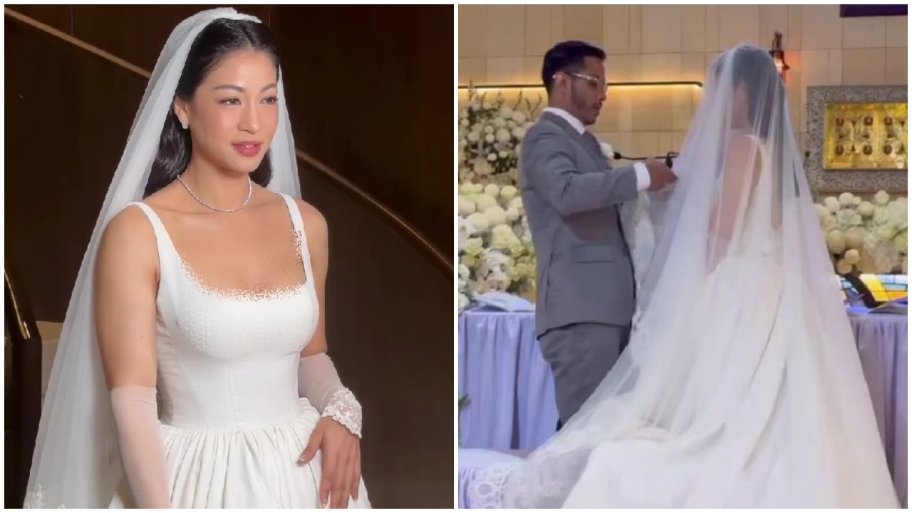 Lepas lajang di usia 39 tahun, ini 9 potret pemberkatan nikah Miss Indonesia 2009 Kerenina Sunny