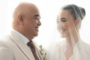 Momen haru Ramon Gauna Lugue ayah Amanda Manopo saat menikahkan putrinya