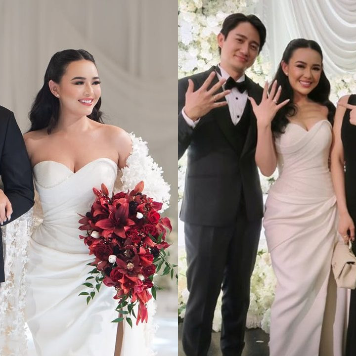 Gaya 9 seleb hadiri resepsi pernikahan Amanda Manopo dan Kenny Austin, Fajar Sadboy bikin pangling