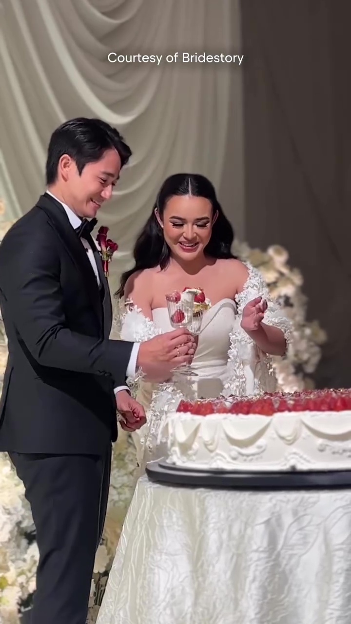 7 Potret kue pernikahan Amanda Manopo dan Kenny Austin, pilih gaya Italian modern nan elegan