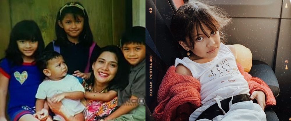 9 Bukti miripnya Nana Mirdad dan anak bungsu saat kecil, bak copy paste