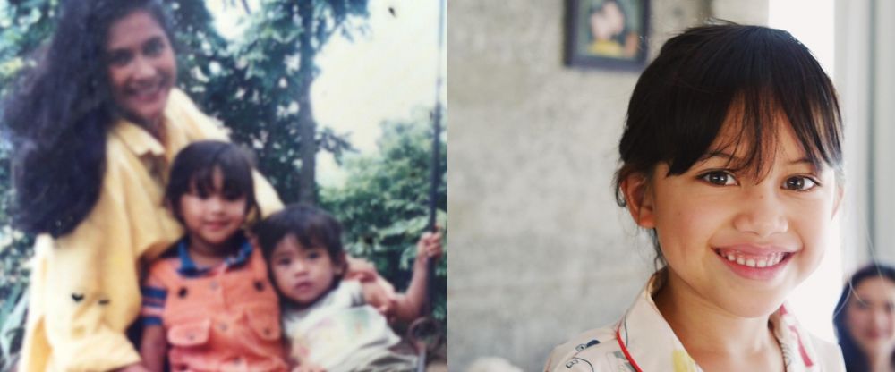 9 Bukti miripnya Nana Mirdad dan anak bungsu saat kecil, bak copy paste