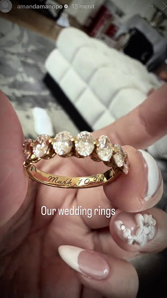 Cincin nikah Amanda Manopo capai Rp200 juta, tak ukir nama pasangan tapi ada arti khusus, ini maknanya