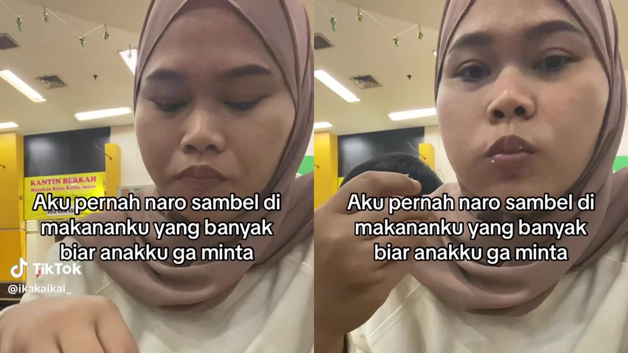 Parenting atau egois? Aksi ibu kasih sambal banyak di makanannya biar nggak diminta anak tuai debat