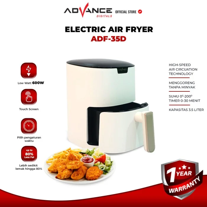 9 Air fryer low watt yang hemat energi, cocok untuk kos dan rumah berdaya listrik kecil