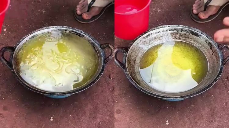 Minyak goreng tercampur air, jangan langsung dibuang! Begini trik mengatasinya biar bisa dipakai lagi