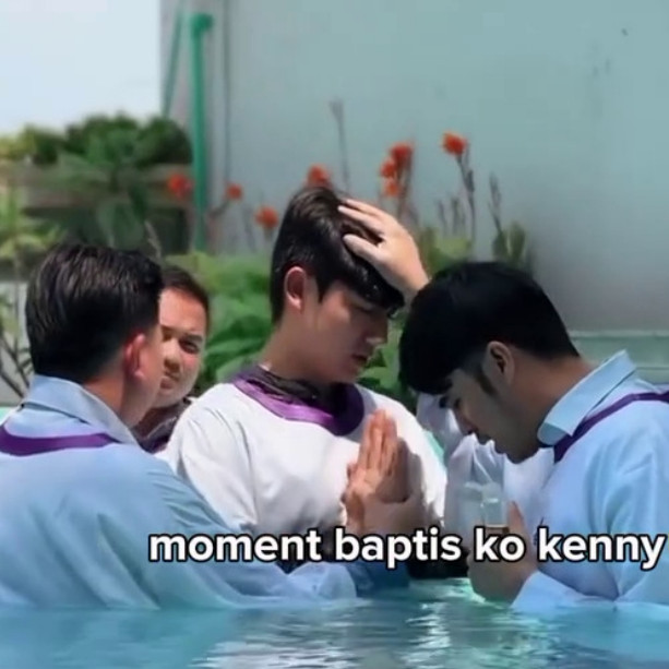 Baru terungkap, 9 potret Kenny Austin jalani pembaptisan jelang nikah dengan Amanda Manopo