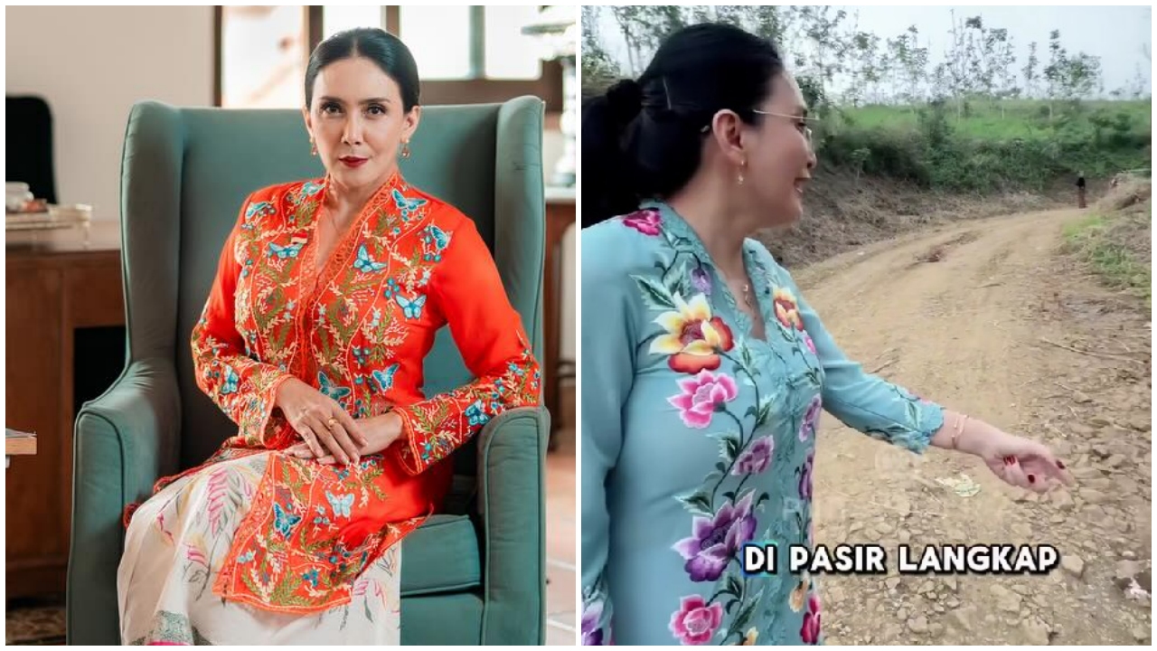 9 Potret Rieke Diah Pitaloka cek kondisi jalan rusak parah di Sukabumi, singgung nama Dedi Mulyadi