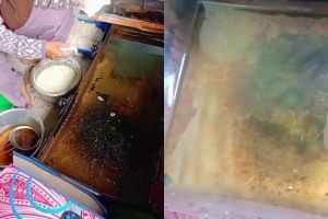 Bukan tepung, penjual gorengan ini bagikan cara cepat jernihkan minyak keruh cuma pakai 1 jenis daun