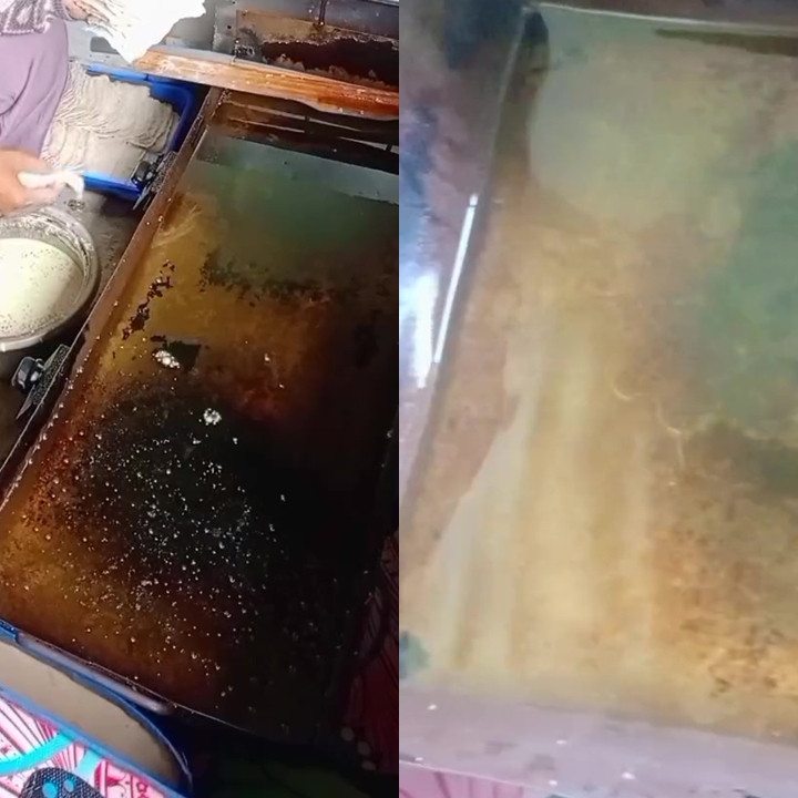 Bukan tepung, penjual gorengan ini bagikan cara cepat jernihkan minyak keruh cuma pakai 1 jenis daun