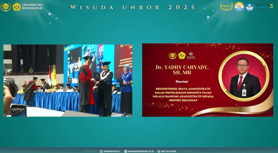 7 Potret Ahmad Sahroni wisuda S3 Universitas Borobudur, disertasinya soal pemberantasan korupsi