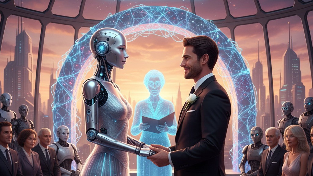 Anggota dewan Amerika Serikat usulkan RUU yang tak akui pernikahan manusia & AI, ini cerita di balikny