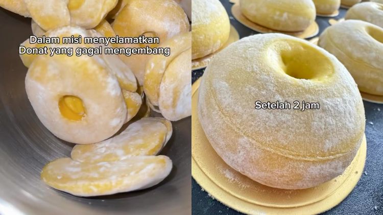 Donat malah bantat usai di-proofing? Cukup perbaiki dengan trik praktis ini biar mengembang sempurna