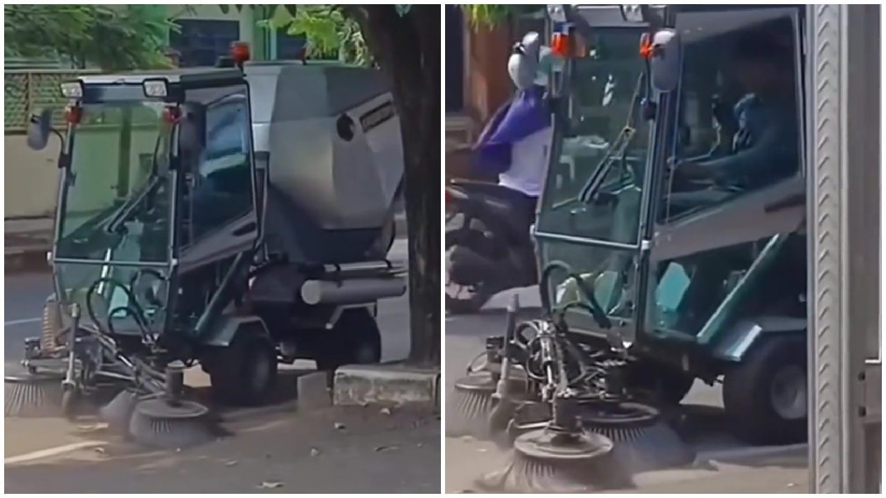 Viral mobil penyapu jalan di Tuban telan anggaran capai Rp1,1 M, penampakannya tuai kritikan