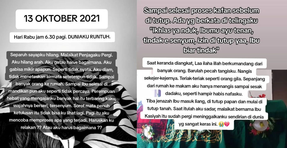 Dibesarkan dengan cinta meski tak sedarah, wanita ini bagikan cerita sedih kehilangan ibu angkatnya