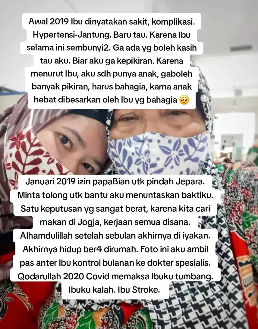 Dibesarkan dengan cinta meski tak sedarah, wanita ini bagikan cerita sedih kehilangan ibu angkatnya